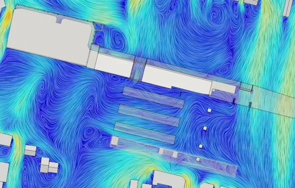 cartographie vitesses d'air