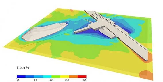 cartographie confort vent depassement seuil gene